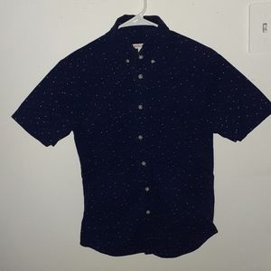Merona Star Dark Blue Button Up